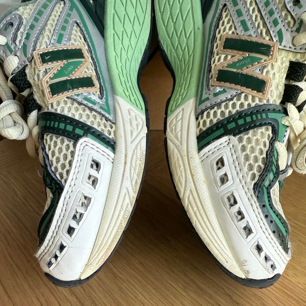 New Balance 1906 R ‘Green Metallic’ Kids Sneakers - SZ 1 Y - Picture 7 of 15
